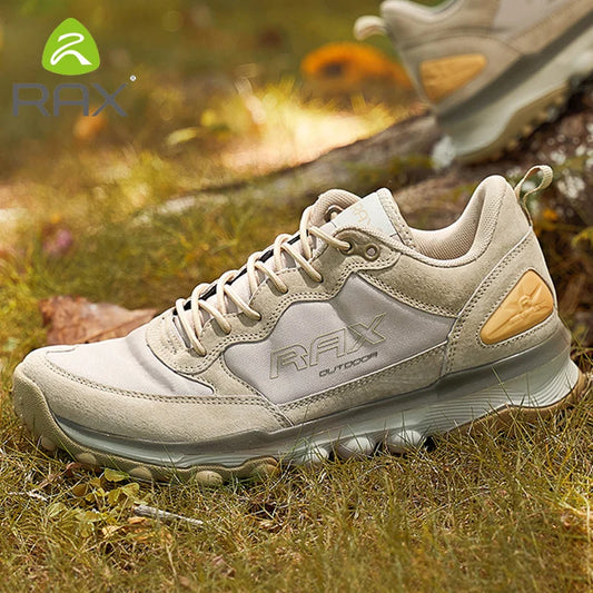 Chaussures Randonnée Rax 40004A Homme Respirantes Antidérapantes – Cuir, Semelle Caoutchouc | Trekking, Chasse, Escalade | T.39-47 | 3 Coloris