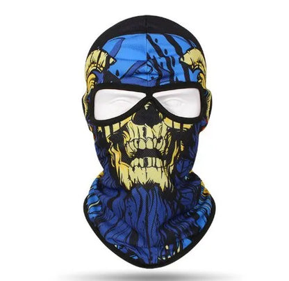 Cagoule Tactique Skull Couvre-Visage Intégral Coupe-Vent – Doublure Casque Moto & Vélo – Nylon/Polyester – 7 Coloris