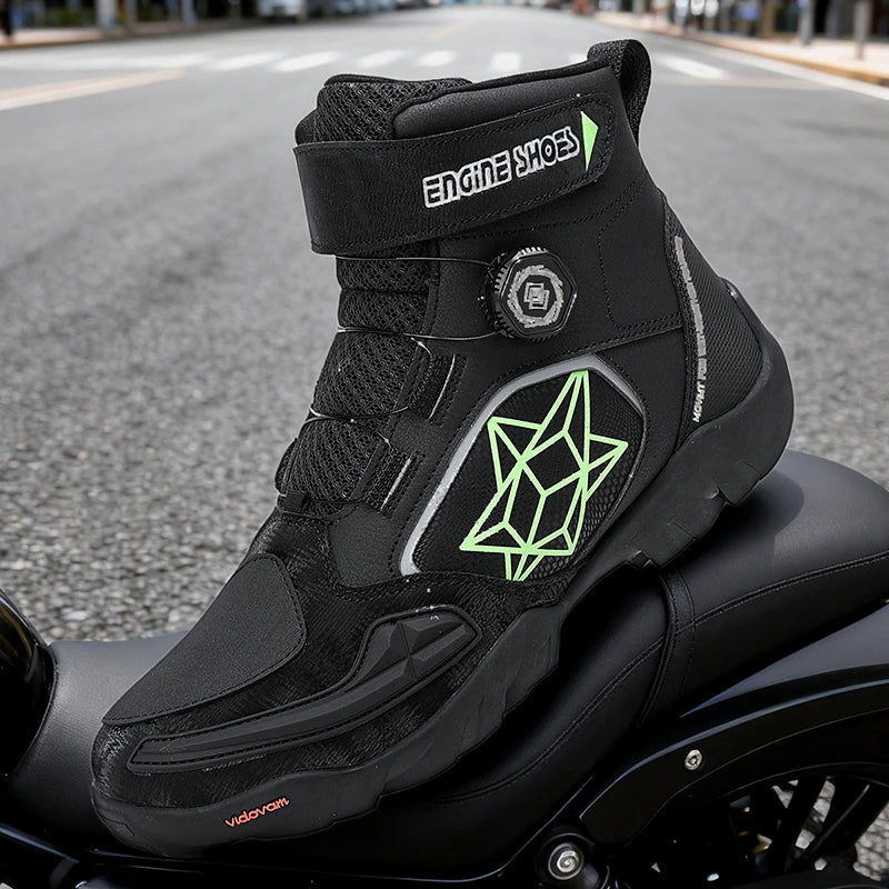 Bottines Moto Homme Respirantes – Slip-On Confort Urbain