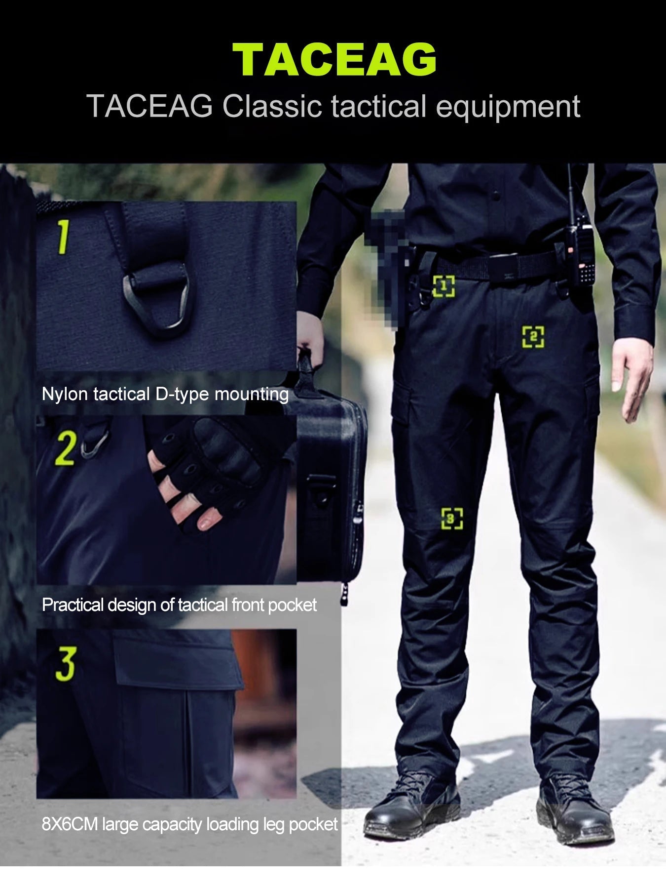 Ensemble Tactique à Séchage Rapide – Veste et Pantalon Longs Manches, Uniforme de Travail, Idéal pour Entraînement et Activités Extérieures BLACKBEARD OUTDOOR INDUSTRIES