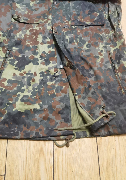Parka camouflage Flecktarn unisexe mi-longue