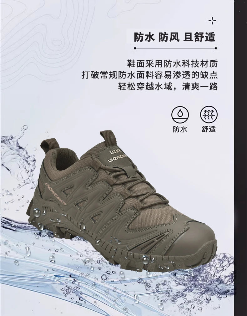 Bottes Tactiques Homme 610 – Zippées & Anti-Dérapantes - BLACKBEARD OUTDOOR INDUSTRIES