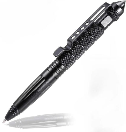 Stylo Tactique Militaire – Brise-Vitre Tungstène, Autodéfense & Écriture | 6 Recharges