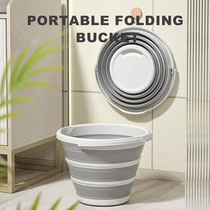 Seau Pliable en Silicone 10L – Seau Multi-Usage pour Pêche, Camping, Lavage de Voiture, Maison - BLACKBEARD OUTDOOR INDUSTRIES