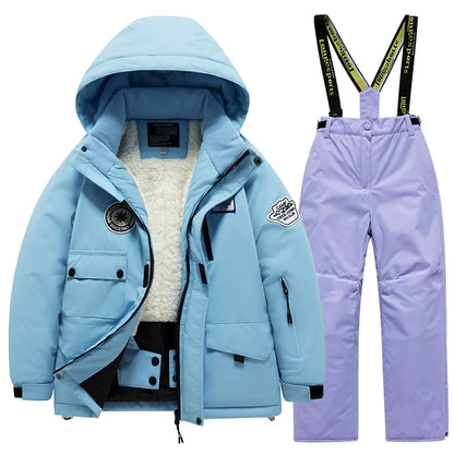 Combinaison de Ski Enfant – Imperméable, Chaude, Coupe-Vent | Garçon & Fille