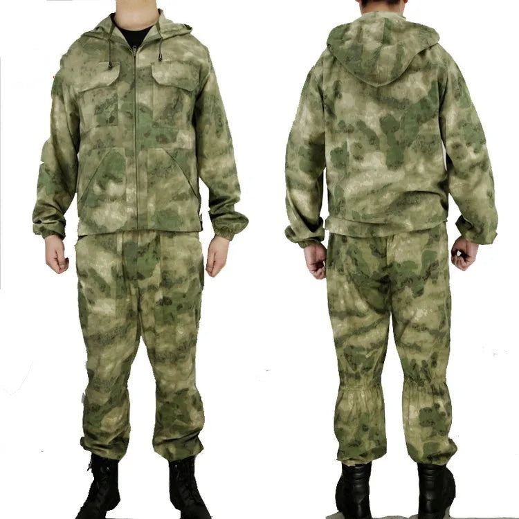 Tenue Camouflage Tactique Été – ATFG EMR White/Yellow Flower – Veste & Pantalon - BLACKBEARD OUTDOOR INDUSTRIES