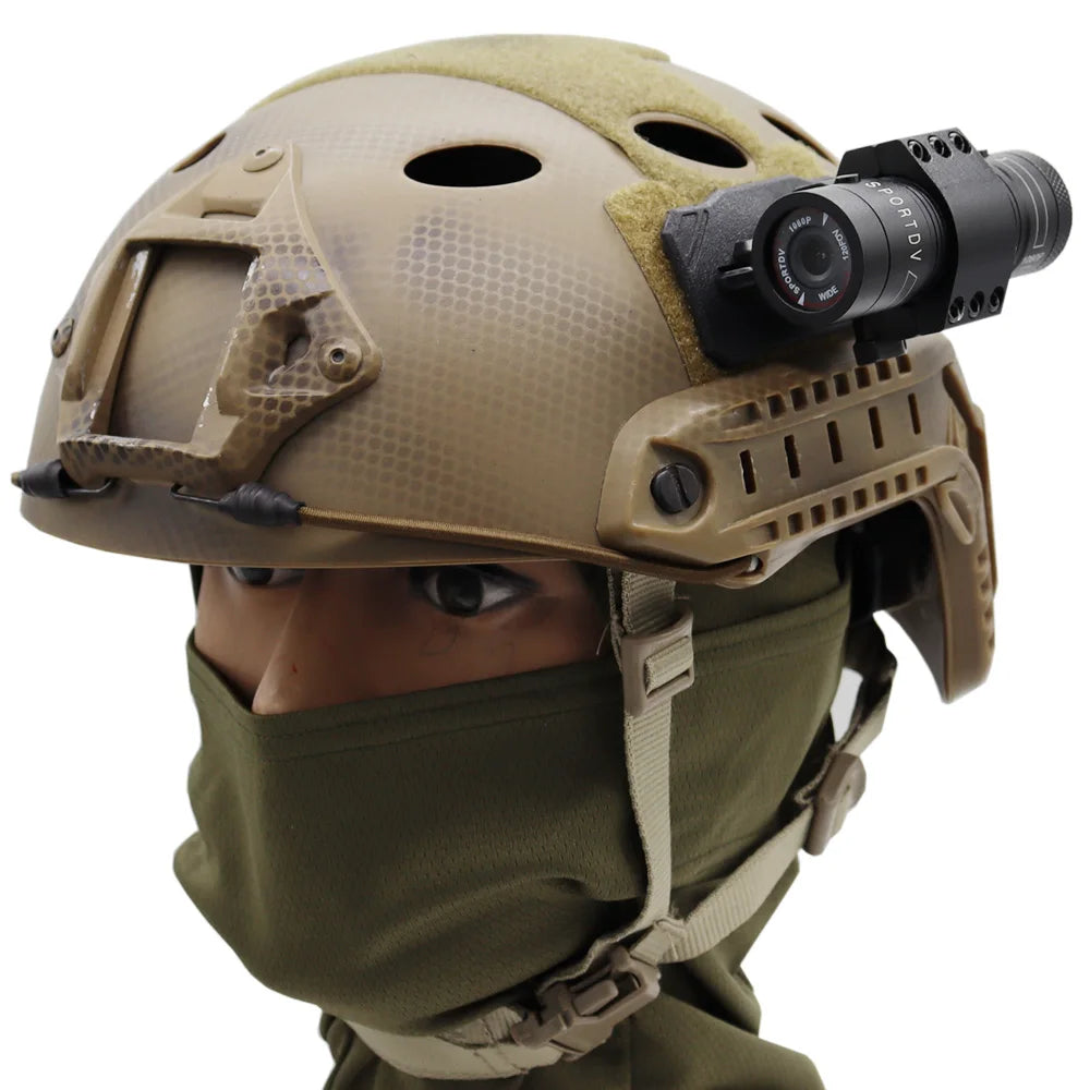 Caméra de Casque Tactique 720P/1080P – Caméra Sport avec Fonction Vidéo et Photo pour Chasse, Airsoft et Wargames BLACKBEARD OUTDOOR INDUSTRIES
