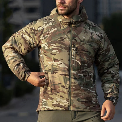 Doudoune Tactique Homme Hiver – Légère, Capuche, Coupe-Vent & Hydrofuge | Randonnée Outdoor - BLACKBEARD OUTDOOR INDUSTRIES