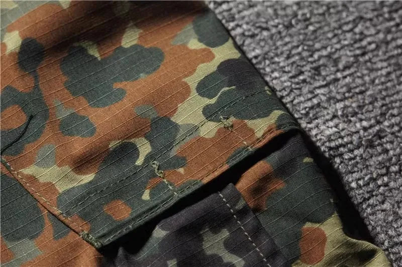 Ensemble Tactique GSG9 Camouflage Flecktarn GEN3 – Tenue Complète d’Entraînement Combat pour Forces Spéciales (Chemise + Pantalon à Manches Longues) - BLACKBEARD OUTDOOR INDUSTRIES