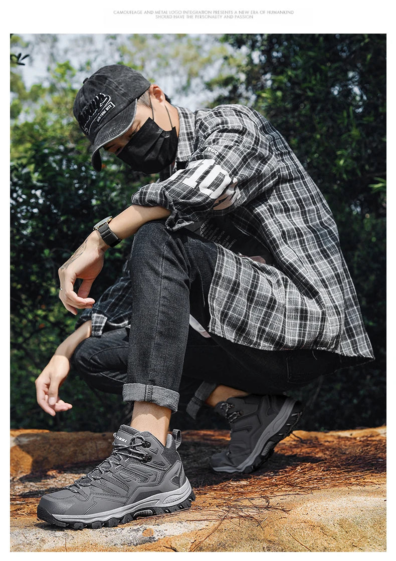 Chaussures de Randonnée Unisexe Antidérapantes Hautes - BLACKBEARD OUTDOOR INDUSTRIES