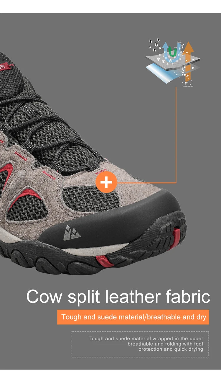 Chaussures de Randonnée Homme HIKEUP – Respirantes, Antidérapantes, Splashproof – Trekking, Chasse, Escalade - BLACKBEARD OUTDOOR INDUSTRIES