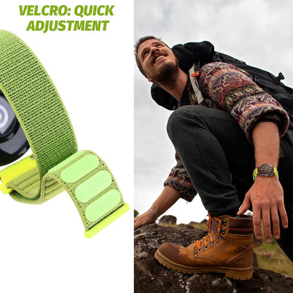 Bracelet en Nylon 20mm pour Garmin Vivoactive 5 - Bracelet de Remplacement Smart avec Libération Rapide pour Garmin Active 5/6 BLACKBEARD OUTDOOR INDUSTRIES