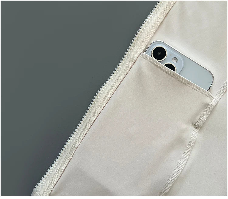 Veste Fitness à Col Montant pour Femme – Veste de Sport Slim-Fit à Fermeture Éclair, Séchage Rapide pour Yoga, Course et Cyclisme - BLACKBEARD OUTDOOR INDUSTRIES