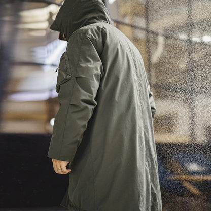 Parka M-51 homme en duvet de canard, coupe fishtail