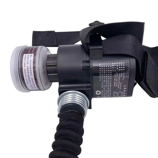 Masque à Gaz Type 87 – Respirateur Plein Visage À Adduction d'Air Électrique Rechargeable