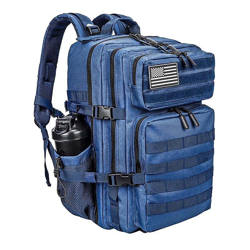Sac à dos tactique 45 L avec système MOLLE et compartiment PC