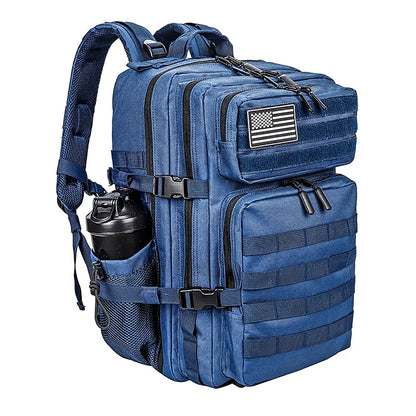 Sac à dos tactique 45 L avec système MOLLE et compartiment PC