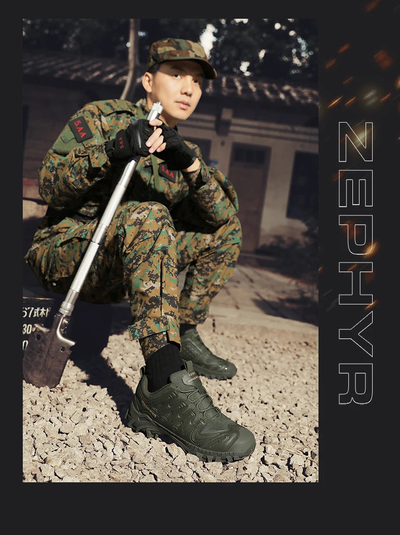 Bottes Tactiques pour Homme – Combat, Antidérapantes, Respirantes, Chaussures de Sécurité Militaires pour Force Spéciale, Armée, Moto - BLACKBEARD OUTDOOR INDUSTRIES