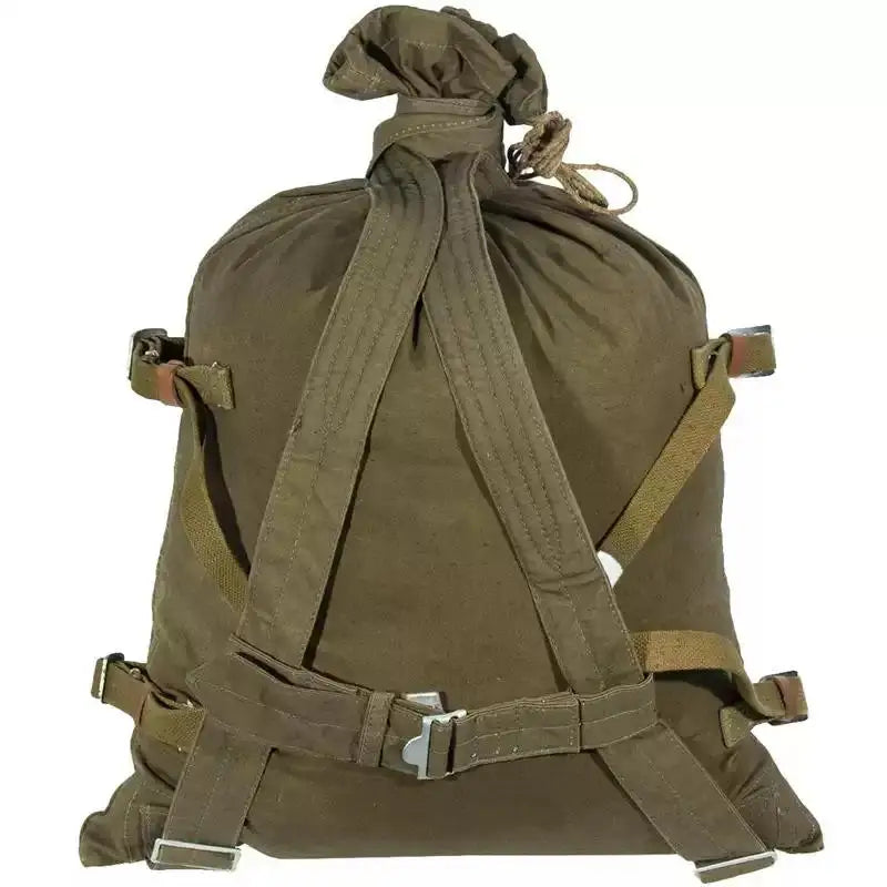 Sac à dos militaire soviétique vintage en toile