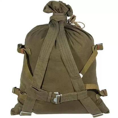 Sac à dos militaire soviétique vintage en toile