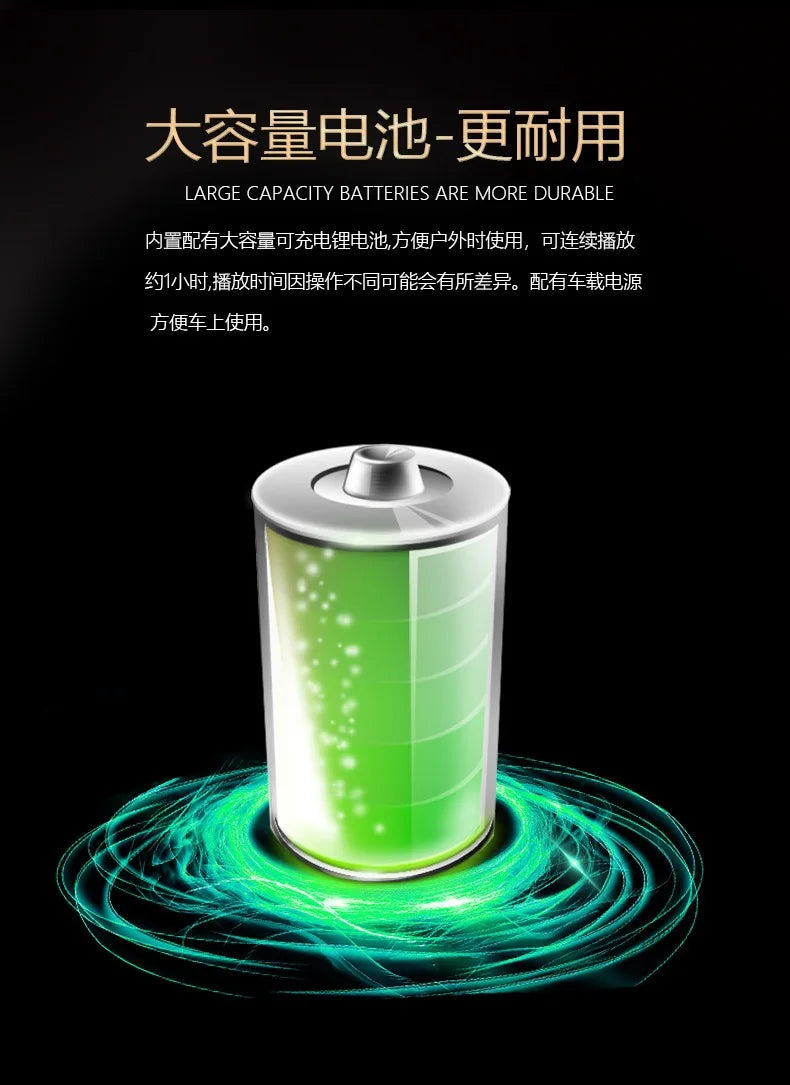 Lecteur DVD Portable 7,8" – TV/FM/USB/Jeux – DIXSG DVD-225 – Écran Rotatif 270° – Prise EU - BLACKBEARD OUTDOOR INDUSTRIES