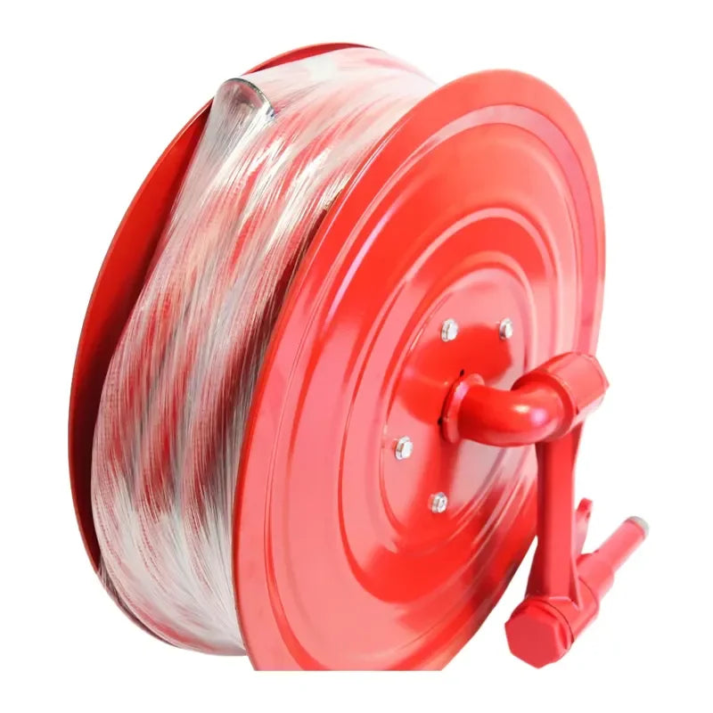 RIA Industriel Rouge Haute Pression – Dévidoir Tuyau 30 m, Raccord 1" ou 3/4", Feux Classe A & B