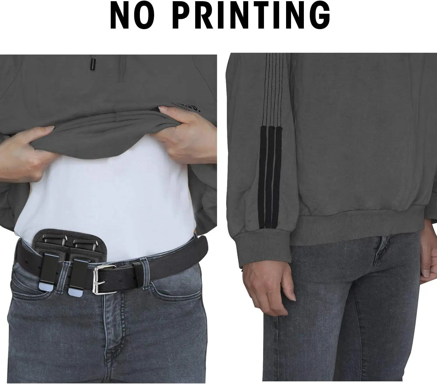 Pochette Porte-Chargeur Simple/Double pour Armes - Support IWB pour Chargeur 9mm, .40, .45, .380, .357 | Étui de Poche avec Clip Métallique BLACKBEARD OUTDOOR INDUSTRIES