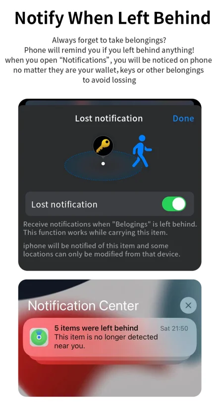 Traceur GPS Bluetooth Airtag - Compatible avec l'Application Find My d'Apple BLACKBEARD OUTDOOR INDUSTRIES