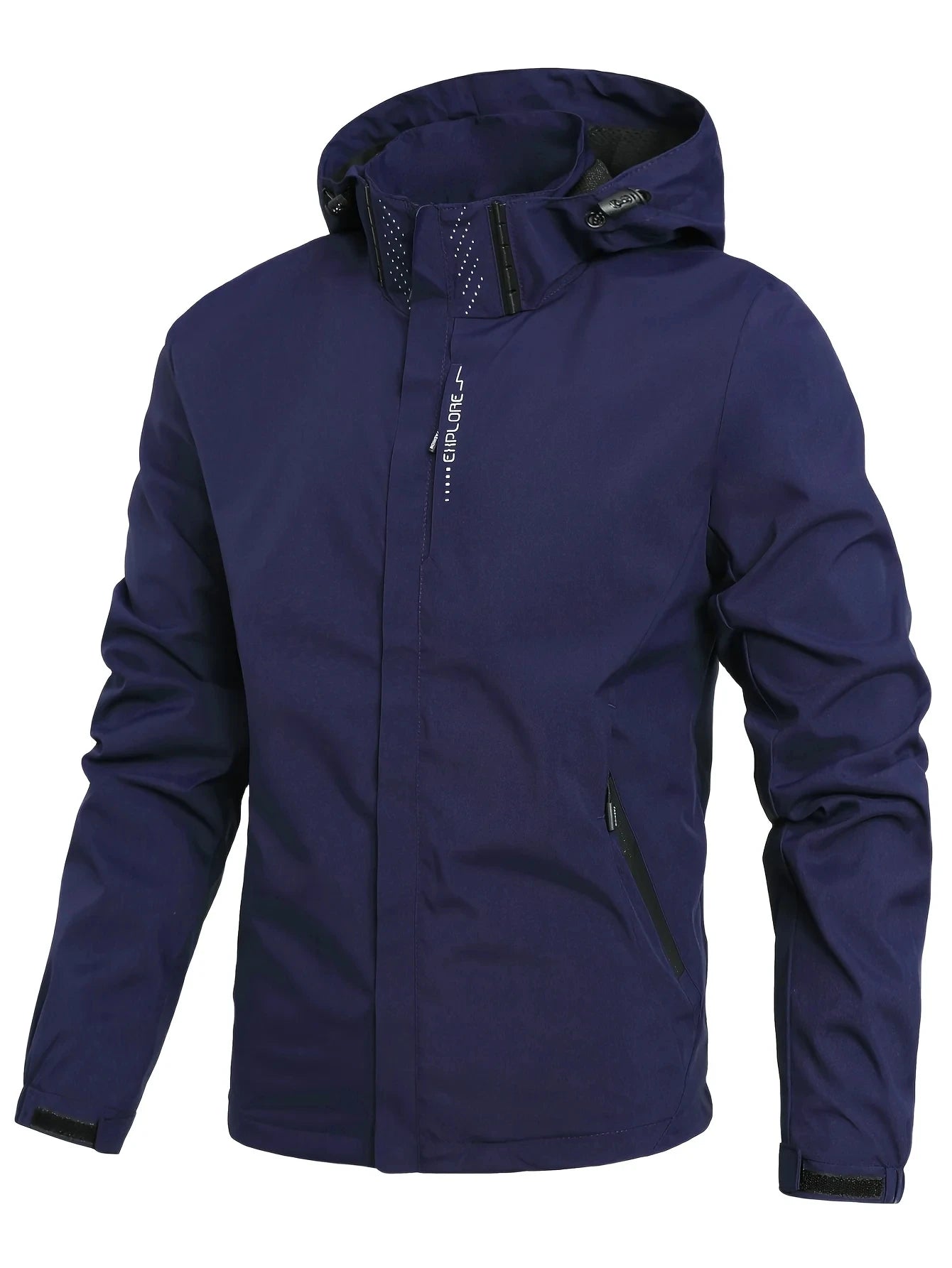 Veste Imperméable Homme Légère à Capuche — Spécial Randonnée & Voyage Veste Coupe-Vent et Pluie Homme — Extérieur Étanche et Respirant - BLACKBEARD OUTDOOR INDUSTRIES