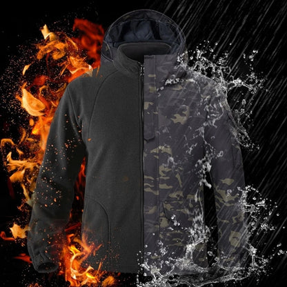 Veste tactique homme 3 en 1 imperméable avec polaire amovible