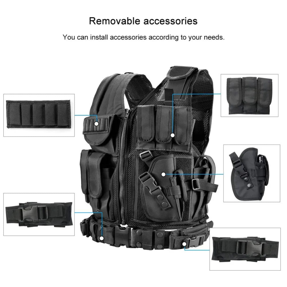 Gilet tactique sécurité professionnel MOLLE intervention - BLACKBEARD OUTDOOR INDUSTRIES