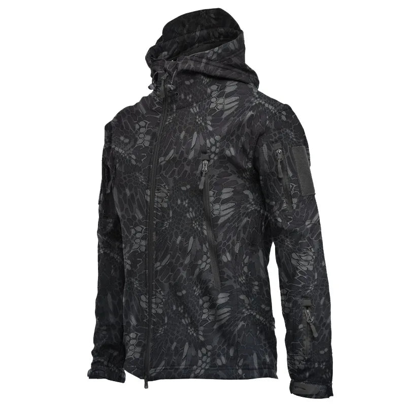 Veste SoftShell Imperméable pour Extérieur 2021 – Coupe-Vent pour Chasse, Ski, Randonnée, Camping, Pêche et Activités Tactiques – Hommes & Femmes - BLACKBEARD OUTDOOR INDUSTRIES