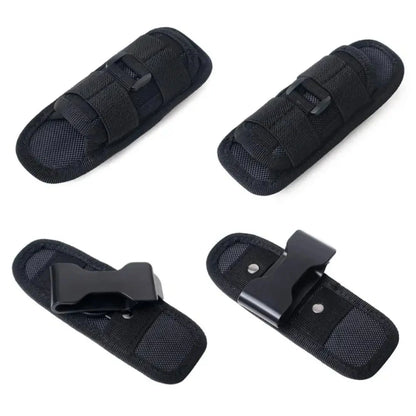 Holster Lampe Torche Tactique Rotatif 360° – Nylon Ceinture | Noir, Kaki, Vert - BLACKBEARD OUTDOOR INDUSTRIES