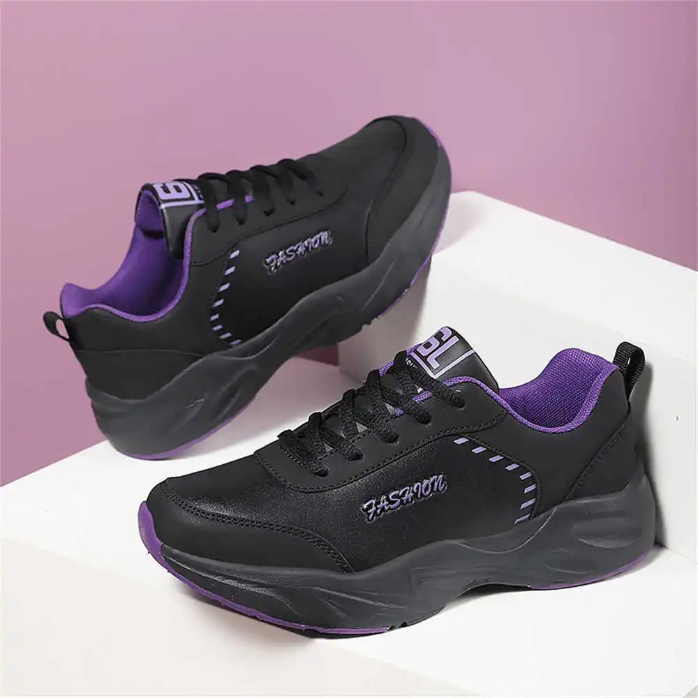 Baskets Basses Femme Semelle Plateforme Épaisse – Sneakers Respirantes Lacets – Pointures 35 à 42