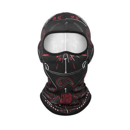 Cagoule balaclava à motifs imprimés pour vélo et outdoor