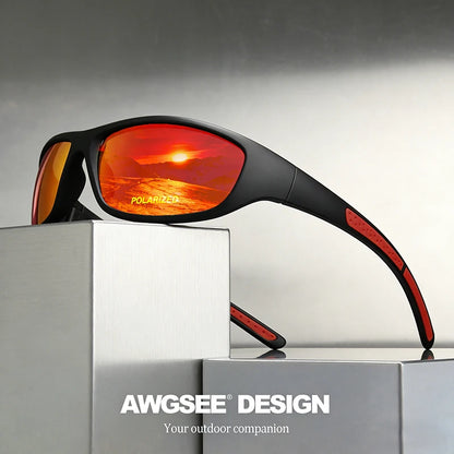 Lunettes de Sport Polarisées UV400 – Cyclisme, Course, Pêche | Verres Photochromiques & Miroir
