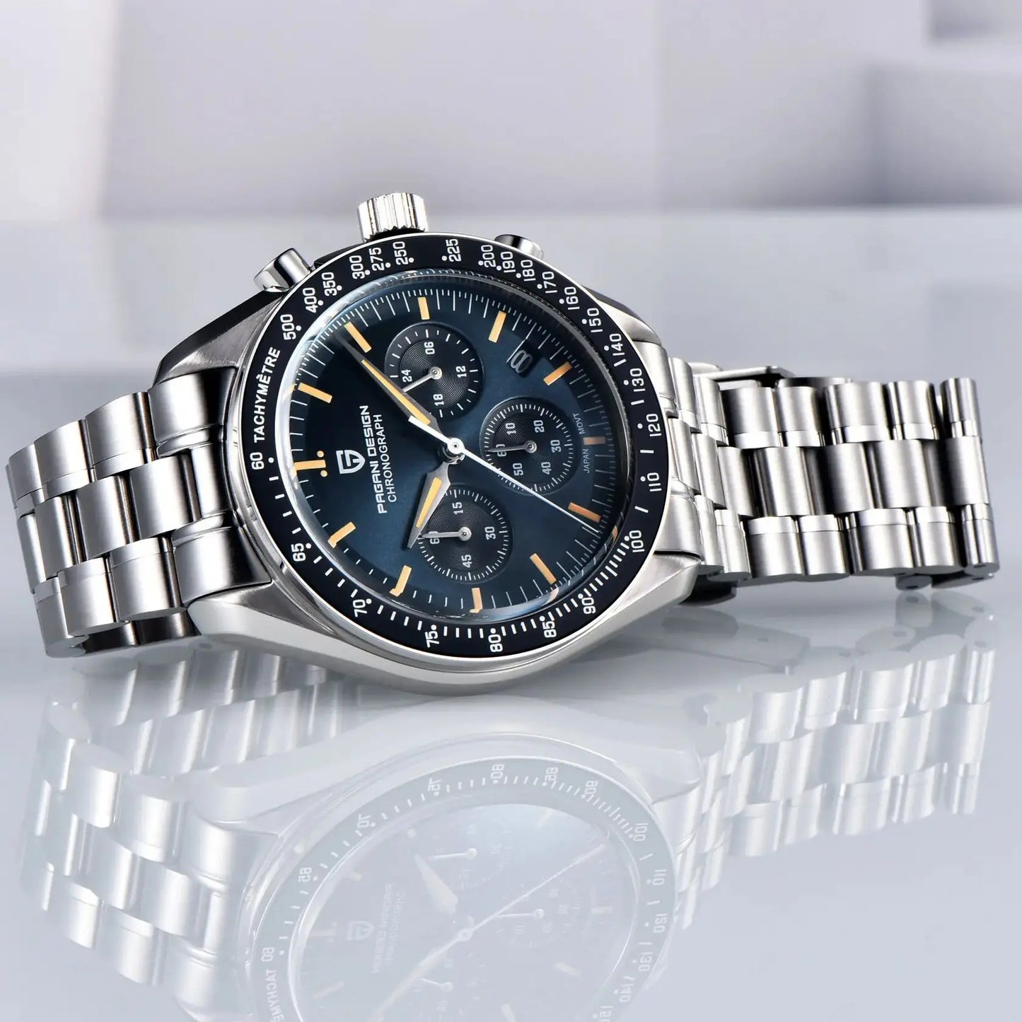 PAGANI DESIGN PD-1701 Moonwatch 2025 – Hommage à la CK2998 – Montre Homme Quartz Chronographe de Luxe - BLACKBEARD OUTDOOR INDUSTRIES