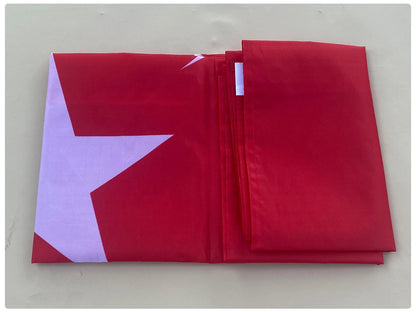 Drapeau de la Turquie – 90x150 cm – Polyester de Haute Qualité – Drapeau 3x5 pieds – Décoration Intérieure et Extérieure BLACKBEARD OUTDOOR INDUSTRIES