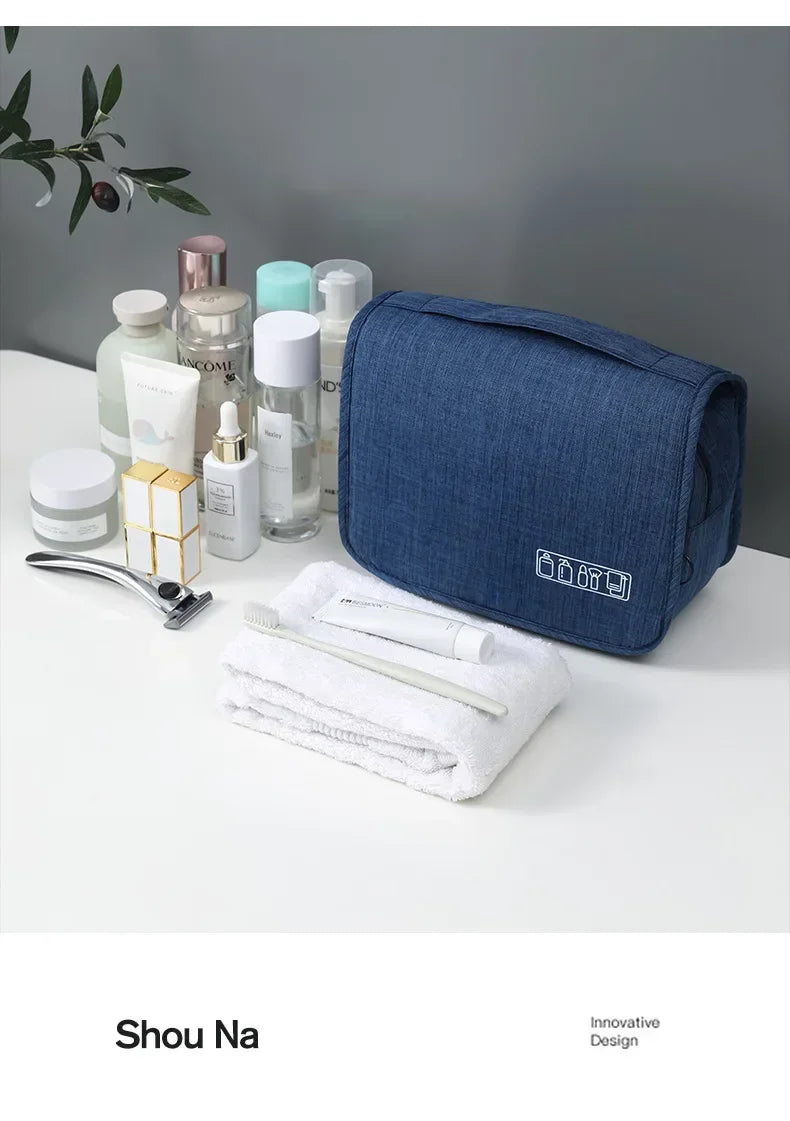 Trousse de Toilette Suspendue Imperméable – Homme & Femme – Tissu Oxford Haute Qualité - BLACKBEARD OUTDOOR INDUSTRIES