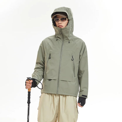 Veste de Randonnée Imperméable et Coupe-Vent Unisexe avec Capuche – Veste de Sport Haute Qualité pour Randonnée, Course et Escalade - BLACKBEARD OUTDOOR INDUSTRIES