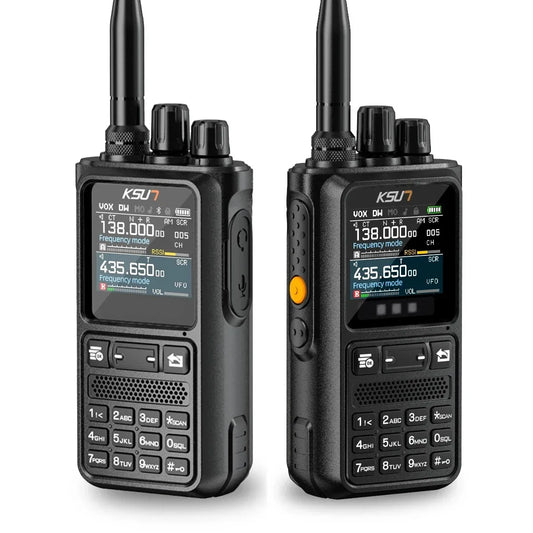 Talkie-Walkie KSUN UV110D – Radio Portable 10W, Batterie 4000 mAh, Écran Couleur, UHF/VHF