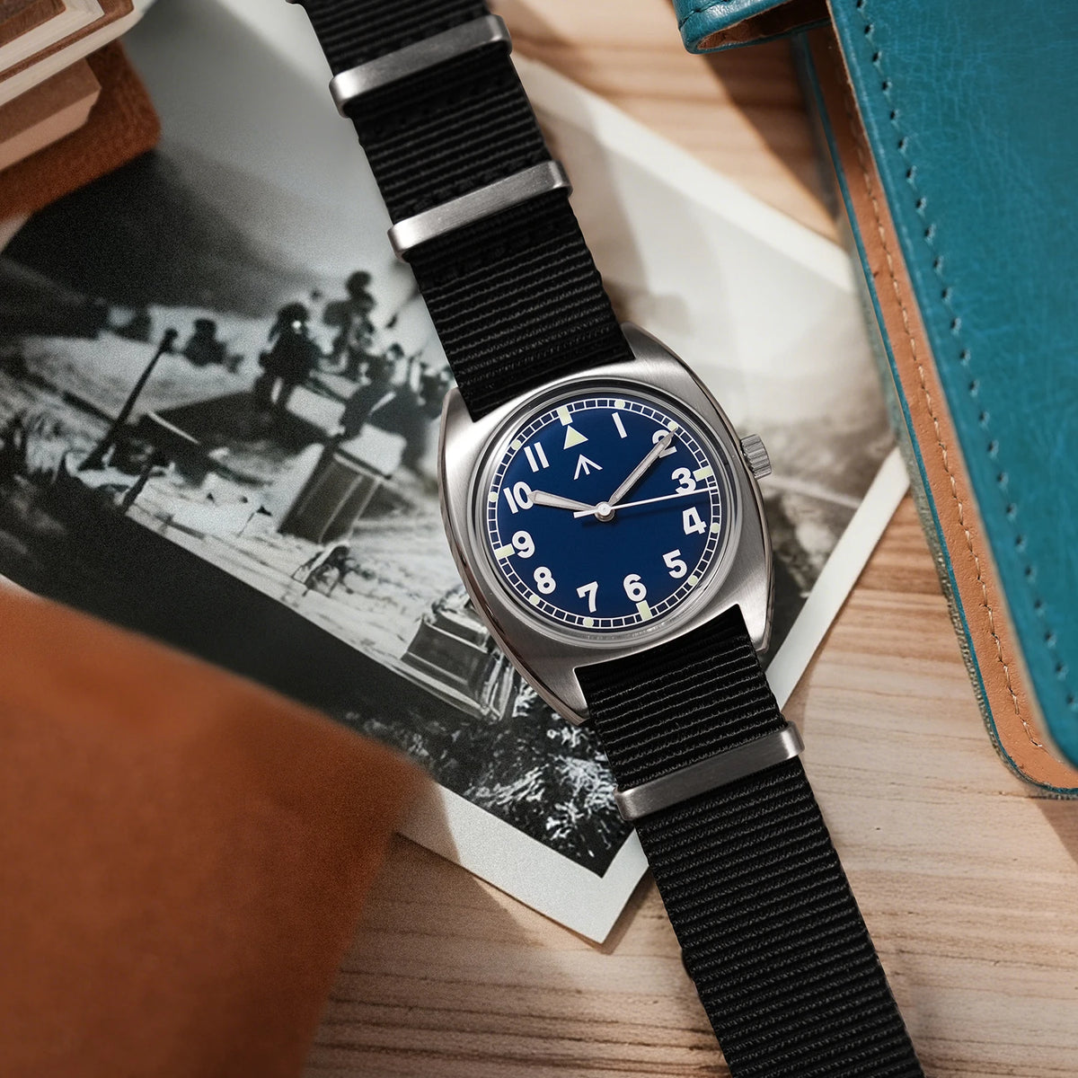 Montre militaire ML17 36 mm avec verre K1 lumineux