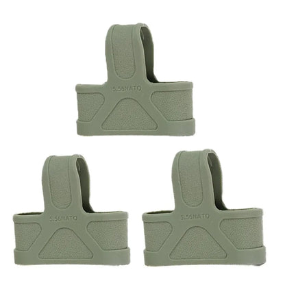 Boucles Caoutchouc Chargeur Tactique M4 M16 AK 5.56 – Airsoft & Chasse (Lot 3/6/7)