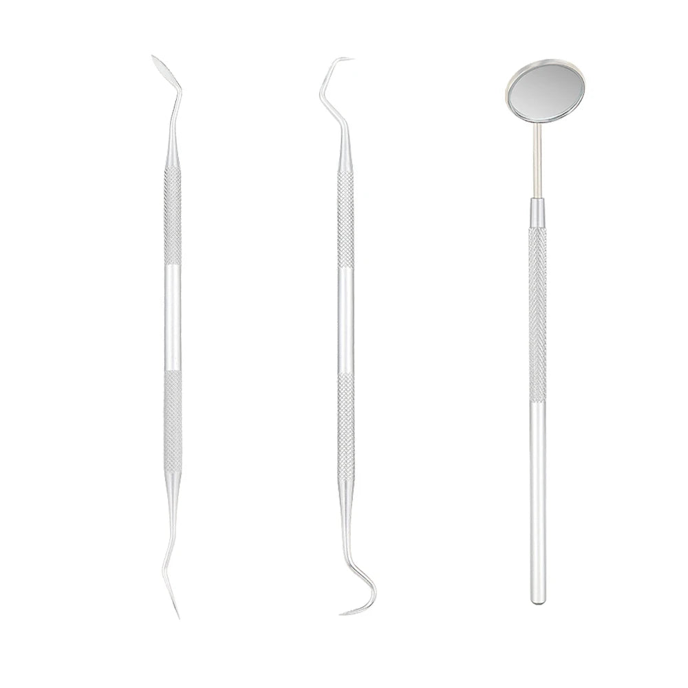 Kit d'Outils Dentaires Professionnels en Acier Inoxydable – Miroir, Sonde, Pince, Détartreur, Curette Ma boutique