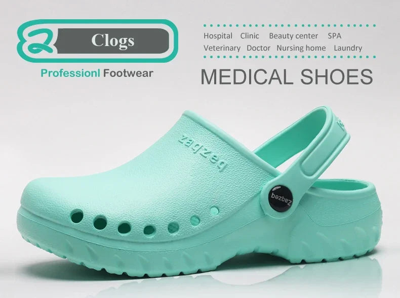Chaussures Médicales Unisexes - Sabots, Ultra-légers, Non-glissants pour Salle d'Opération BLACKBEARD OUTDOOR INDUSTRIES