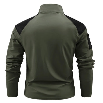 Chemise Tactique Manches Longues 1/4 Zip Ripstop