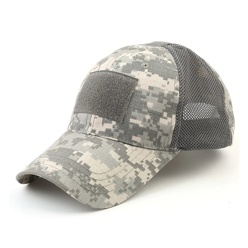 Casquette Multicam Camouflage Outdoor – Réglable, Maille Respirante – Tactique, Airsoft, Pêche, Chasse, Randonnée, Basket - BLACKBEARD OUTDOOR INDUSTRIES