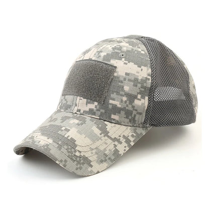 Casquette Multicam Camouflage Outdoor – Réglable, Maille Respirante – Tactique, Airsoft, Pêche, Chasse, Randonnée, Basket - BLACKBEARD OUTDOOR INDUSTRIES