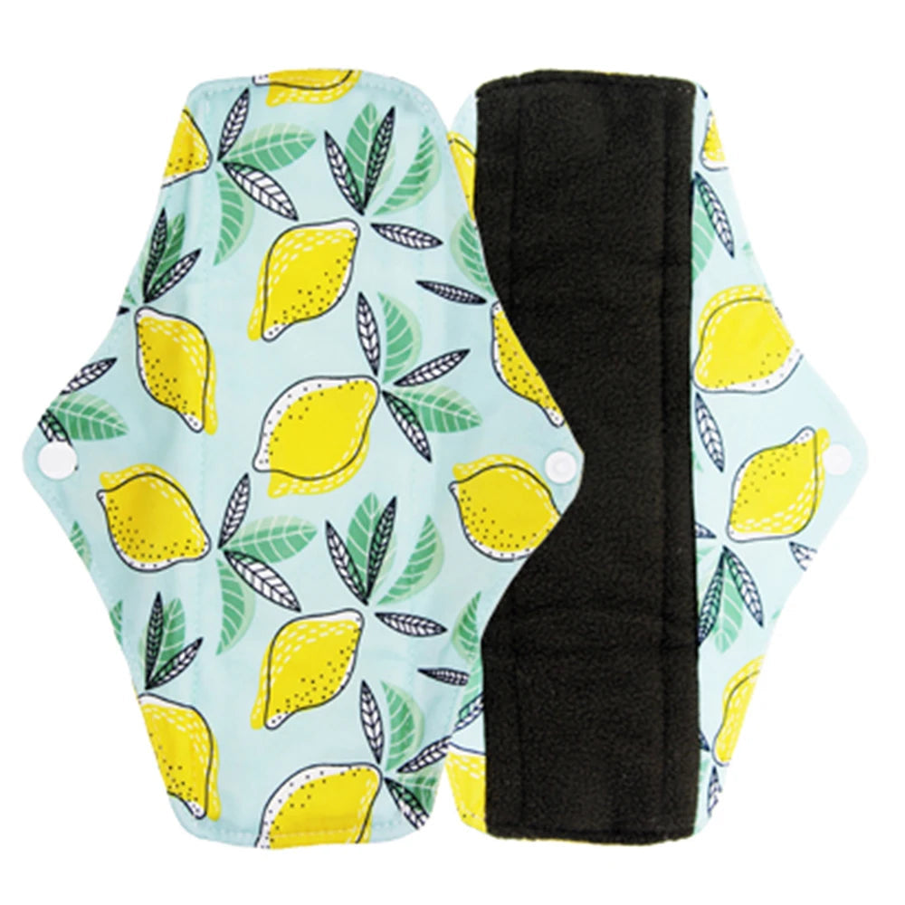 VEJYO – Lot de 5 Serviettes Hygiéniques Lavables en Charbon de Bambou Réutilisables Ma boutique