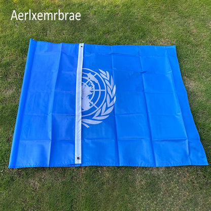 Drapeau des Nations Unies (ONU) - 90x150cm en Polyester BLACKBEARD OUTDOOR INDUSTRIES